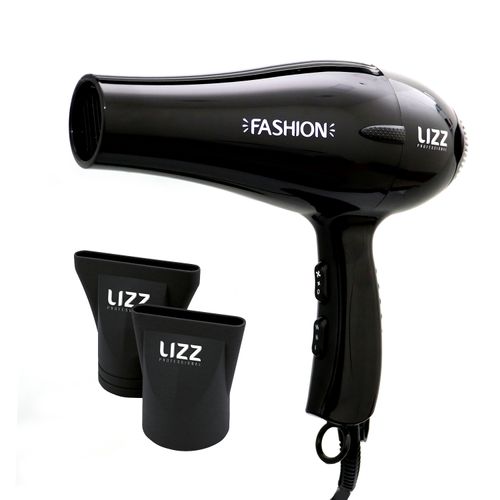 Secador Profissional Fashion Preto (2150W / 2200W) - Lizz Pro