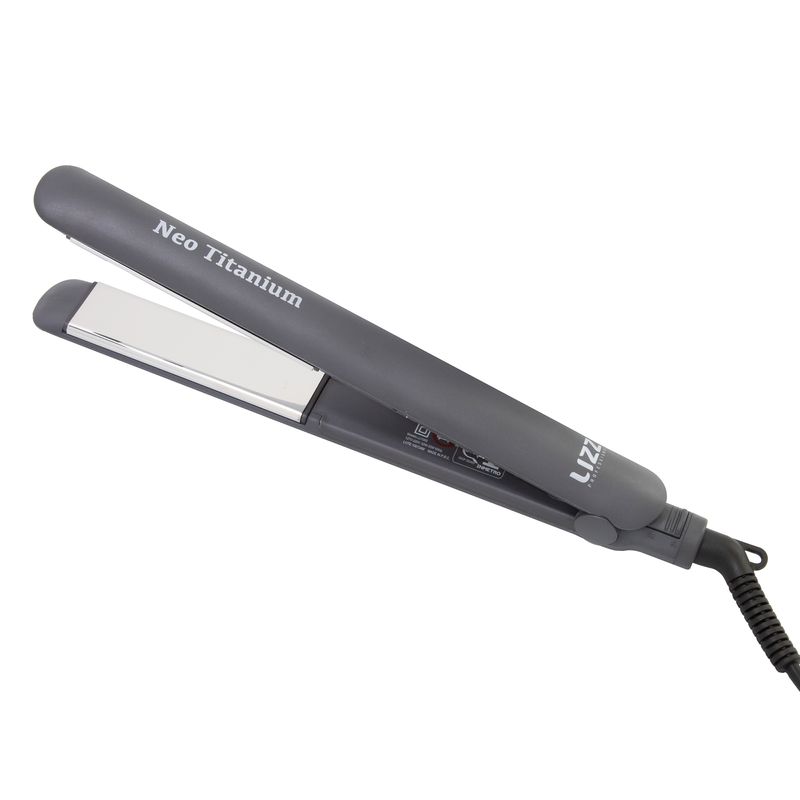 1- Prancha Neo Titanium Cinza foto diagonal p cima