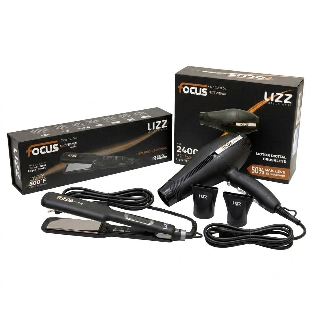 Kit Focus Extreme Secador + Prancha - Loja Lizz